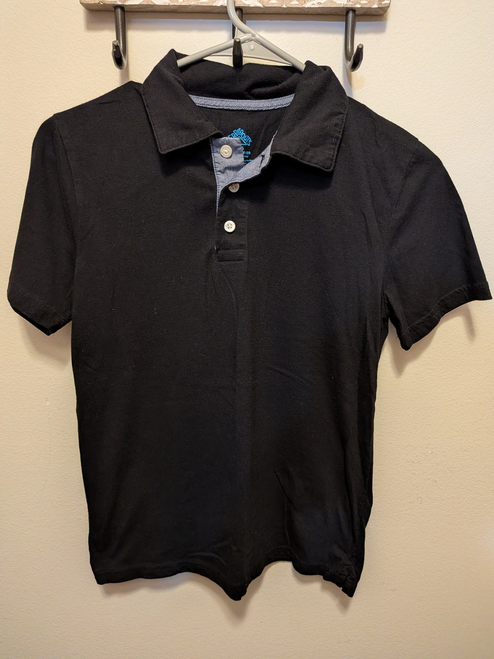 Kids Black Polo Shirt - Short Sleeve Casual Top